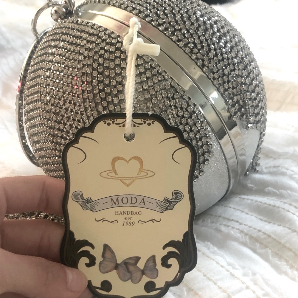 Moda handbag, mini disco ball, brand new